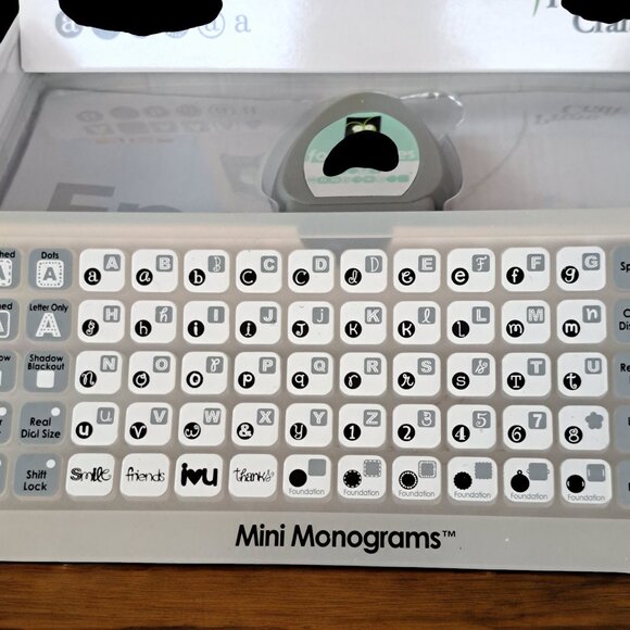 Cricut Mini Monograms Cricut Die Cut - Picture 14 of 15